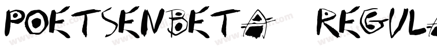PoetsenBeta08 Regula字体转换